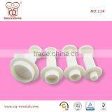 4pcs Circle Shape Fondant Cake Plunger Cutters Cake Decorating Tools Factory in Beijing