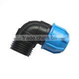Europe Style PN16 PP Compression Fittiing 90 Degree Elbow