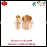China Manufacture CNC Turned Small Tolerance Brass Sleeve Bushing thumbnail-2