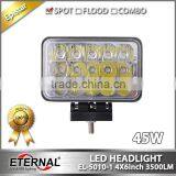 Universal 4x6" LED Headlight Replacement H4651 for Truck Car 74-97 Chevrolet Buick Cadillac thumbnail-1
