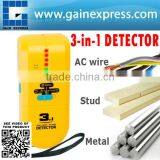3-in-1 Detector Find Metal Wood Studs AC Voltage Live Wire Scanner Finder With Groove + Buzzer thumbnail-1