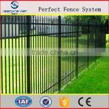 decorative wrought iron ornamental picket fence with square tube insert factory