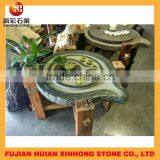 3 Tier Tea Board,gongfu Tea Tray,natural Round Tea Board thumbnail-3