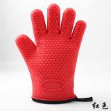 Cotton Heat-resistance Grill Mitt Silicone Glove BBQ Tool thumbnail-3