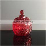 New Arrived Red Glass Candy Jars Wholesale thumbnail-1