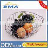Metal Wire Fruit Basket,Kitchen Metal Fruit Rack Roundness Shape thumbnail-1