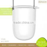 2014 Novelty OEM/ODM Round Replacement Clear Glass Tealight Holder thumbnail-4