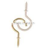 Antique Golden Color,7/8 Inches Screw Cup Hook thumbnail-4