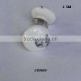 Hand Painted Ceramic Knob Available in Other Colour and Patterns thumbnail-1