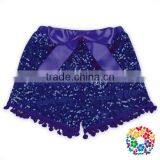 New Style Baby Pom Pom Sequin Shorts Bulk Sequins Shorts For Children Boutique Toddler Sequin Shorts thumbnail-3