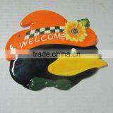Ceramic Thanksgiving Plaque Handpainted thumbnail-1