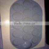 Oval Shape Vacuum Formed Blister Thick Plastic Serving Tray thumbnail-2