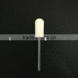 Polishing Drill Barrel Ball Total Length 40MM Fine Type Head Blade Diameter 13MM White Ceramic Burr for Nail thumbnail-4