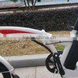 2017 New Design 20 Inches Electric Folding Bike With Lithium Battery Powered thumbnail-5