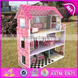 New Design Lovely Girls Toy Sets Wooden Miniature House Kits W06A235 thumbnail-2
