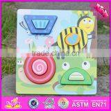 2017 New Product Diy Animals Wooden Kids Puzzle Toy W14D027 thumbnail-6