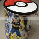 Metal Food Storage Bucket With Handle thumbnail-1