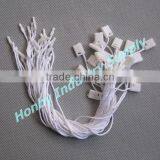 Fashion Clothing Used 8inch White Plastic Hang Tag Nylon String Locker