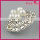 Wholesales Custom Pearl Rhinestone Buttons for Garments WBK-1460 thumbnail-4
