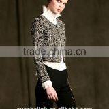 Auschalink Ladies Long Sleeve Fitted Embroidery Jackets Short Style Designs thumbnail-4