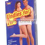 Fundies Underwear Undies for Two Gag Gift Novelty Bachelor Bachelorette NEW