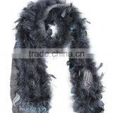 CX-S-69 Women Fashion Winter Scarf 2017 Turkey Fur Scarf Factory China thumbnail-3