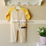 100% cotton baby clothing embroider sleepwear
