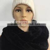 Black Fashion Young Neck PV Fleece Tube Scarf Factory thumbnail-5