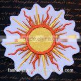 Custom High Quality Embroidered Creative Sun Patch for Clothes Embroidery Patch Made in China Choose Size/color thumbnail-2