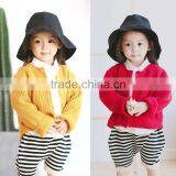 2-8 Years Wholesale 2017 New Autumn Knitted Full Sleeve Solid Girls Sweaters (pick Size Color ) thumbnail-2