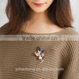 Peacock Brooch,modern Design Bird Brooches,fashion Elegant Phoenix Brooches BRC-0098 thumbnail-2