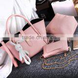 Brand Handbags 3sets Leather Women Tote Bag Casual Ladies Designs Handbag Set thumbnail-2