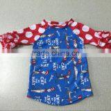 Boutique Ruffle Raglan Shirts for Easter Baby Shirts Children Icing Ruffle Clothing thumbnail-5