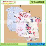 Short Sleeves Printed Cartoon Baby Clothes Set Romper thumbnail-1