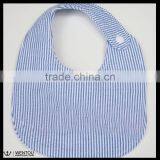 New Design Plain Seersucker Baby Bib thumbnail-5