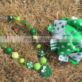 St Patrick Romper Shamrock Baby Romper Sets Kids Tutu Dresses Cotton Baby Romper Baby Girls Tutu Romper Baby 2015 Wholesale thumbnail-5