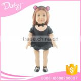 wholesale 18 inch black cute knit dancewear american girl baby doll clothes
