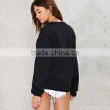 Women's 100% Cotton Gold Foil Sreetwear Casual Sweatshirt thumbnail-2
