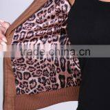 2016 Latest Fashion Lady Pu Leather Motorcycle Jackets Leopard Printed #LPU160405 thumbnail-2