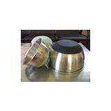 Customized Green Pink Color Collapsible Silicone Mixing Bowl With Lid for Outside，3 Pcs &set Stainless Steel Salad Bowl thumbnail-2