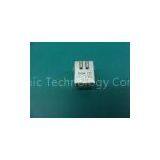 Single Port 10 / 100 / 1000base 10 Pin RJ45 Connector With Integrated Magnetics thumbnail-1