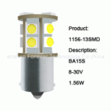 LED Automotive Lilight Bulbs 5050SMD BA15S Flat Foot Bronze Head Low Light - Declining thumbnail-2
