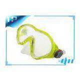 Professional Silicone Full Face Diving Mask / Aqualung Dive Gear For Youth