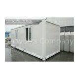 Mobile Modular 20ft Container House / Durable Prefab Tiny Homes Earthquake Resistant