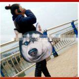 Wholesale 3D Animal Cat Face Chain Shoulder Bag,Stylish Lady Girl Animal Head Cute Cat School Bag thumbnail-1