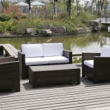 Wicker Rattan Outdoor Lounge Furniture Sun Resistant Balcony Coffee Shop