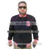 Black & Brown Varsity Jackets, Custom Logo Baseball Jackets, Camel Letterman Jackets, Wool Leather Bomber Jackets thumbnail-6