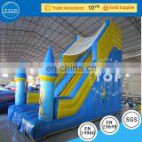 TOP Inflatable Funny Inflatable Slide Yellow Indoor Inflatable Slide for Sale