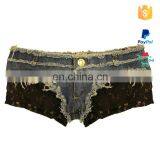Wholesale Ripped European Ladies Fashion Short Pants thumbnail-1