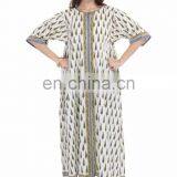 Hippie Boho Designer Long Dress Block Printed Tunic Wholesaler thumbnail-4